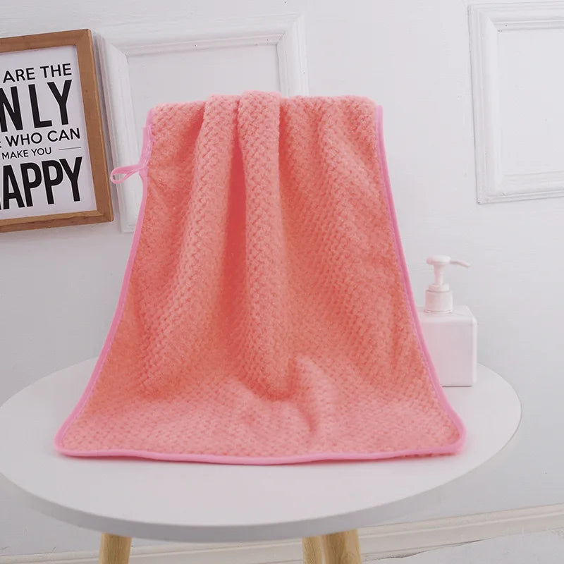 Women's Wearable Microfiber Bath Towel Wrap 140×70cm Wearable Bath Towel QXL Pink Chemical Fiber
