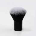 Professional Powder & Blush Brush | Black Aluminum Handle Makeup Brush QXL black