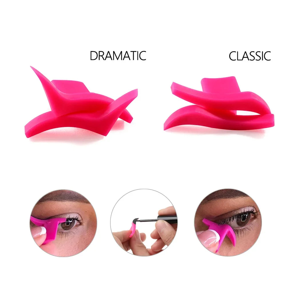 Cat Eye Eyeliner Stamp & Wing Stencil Tool | 1 Pair Eyeliner Stamp Tool QXL