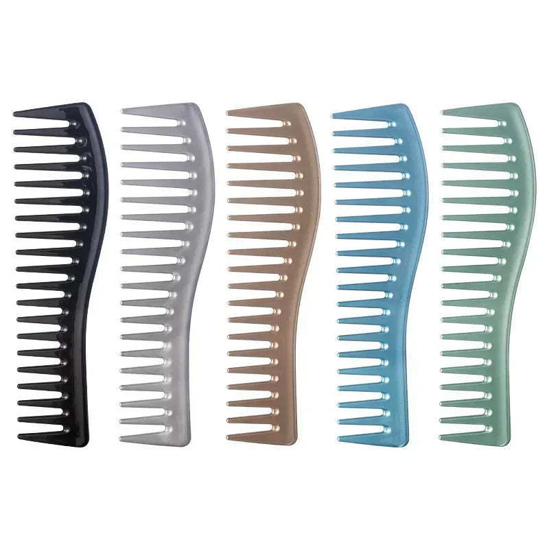 Wide Tooth Resin Hair Comb | Salon Detangling Styling Tool Wide Tooth Hair Comb QXL