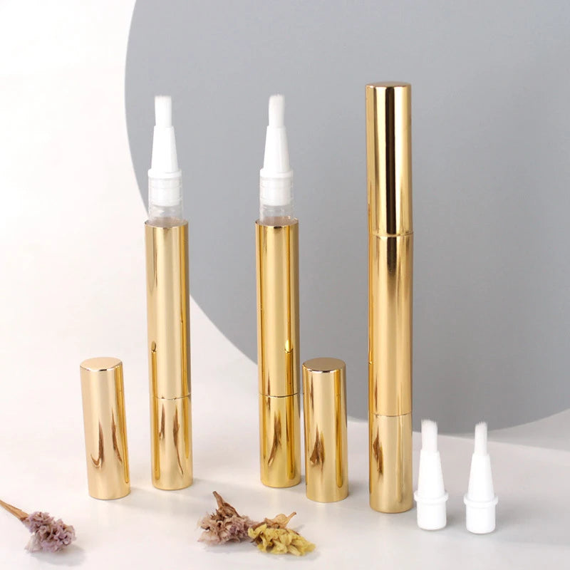 3ml Refillable Twist Pen | Cuticle Oil & Lip Gloss Brush Refillable Applicator Pen QXL