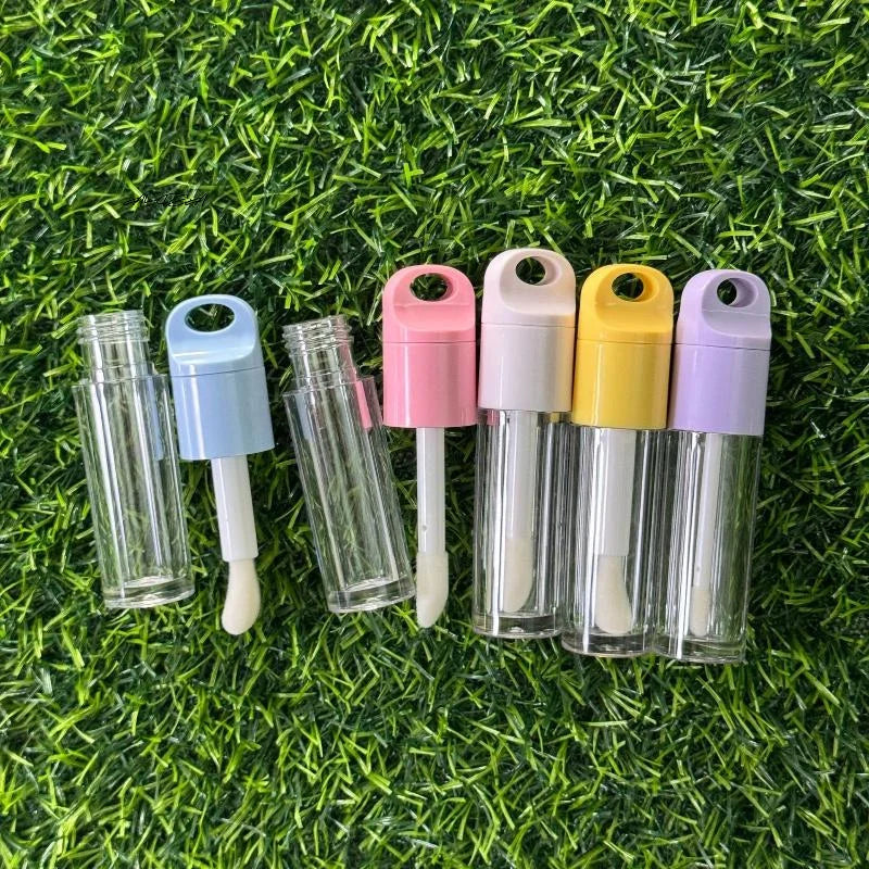 4ml Empty Lip Gloss Tube with Big Brush Wand | DIY Refillable Lip Gloss Container QXL