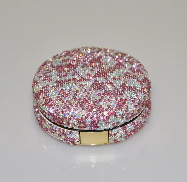 DIY Diamond Air Cushion Compact Case | Empty BB Cream Shell Refillable Compact Case QXL pink