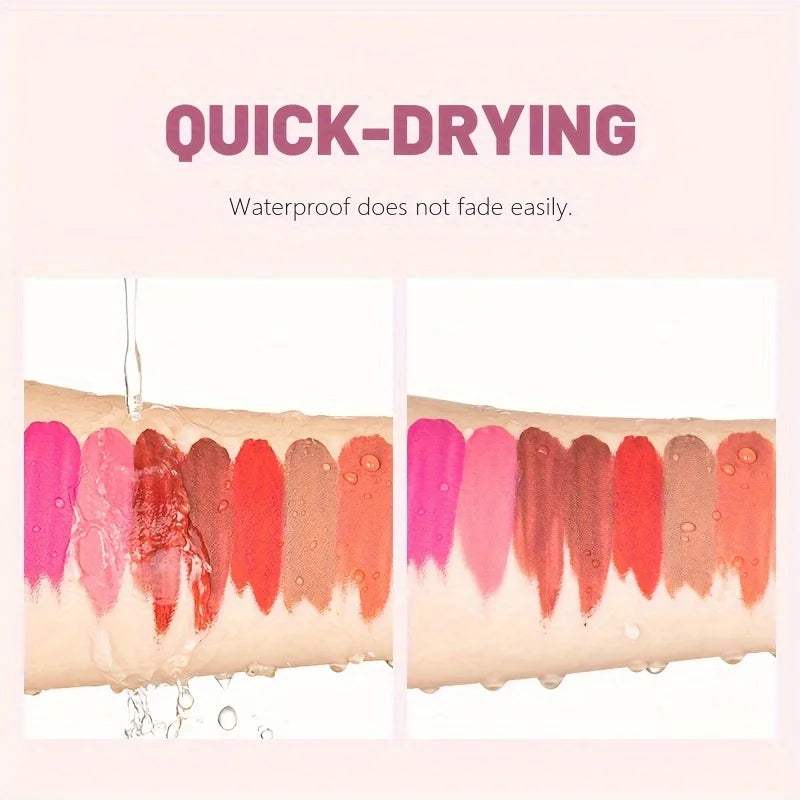 Matte Velvet Lip Tint | Nude, Waterproof & Long-Lasting Matte Liquid Lipstick QXL