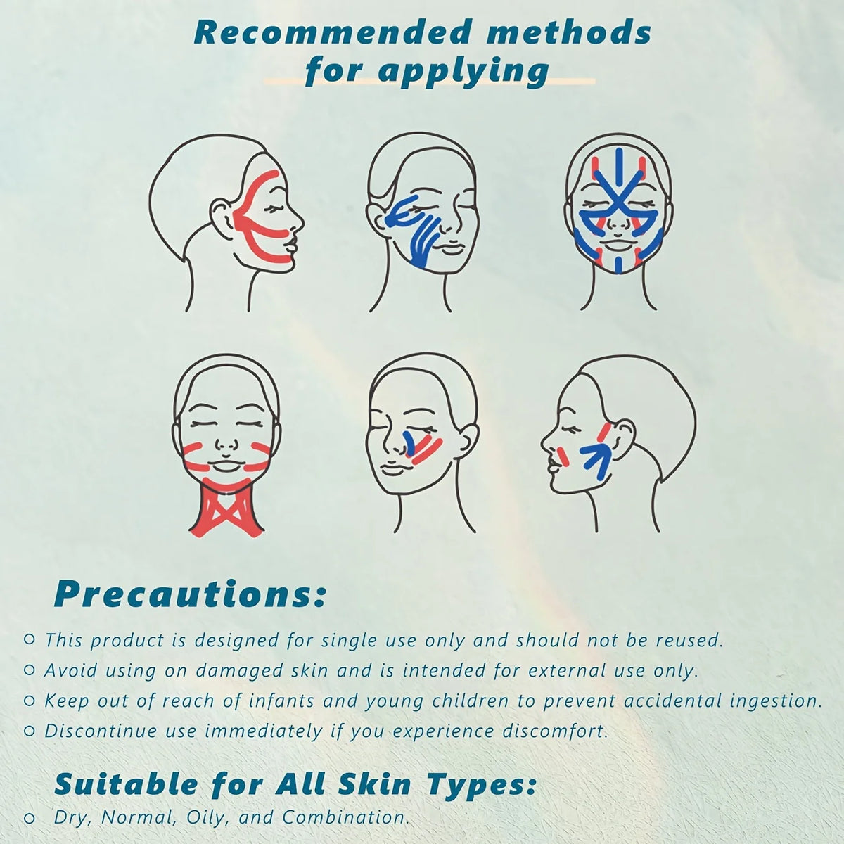 V-Line Face Lifting Tape | Breathable High Elasticity Facial Tape Face Lifting Tape QXL