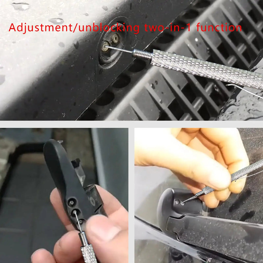 2-in-1 Windshield Wiper Nozzle Adjustment & Cleaning Tool Nozzle Adjustment Tool QXL