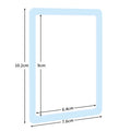 5-Pack Hard Plastic Card Sleeves | Protective Card Holders Card Sleeve Protector QXL Light blue