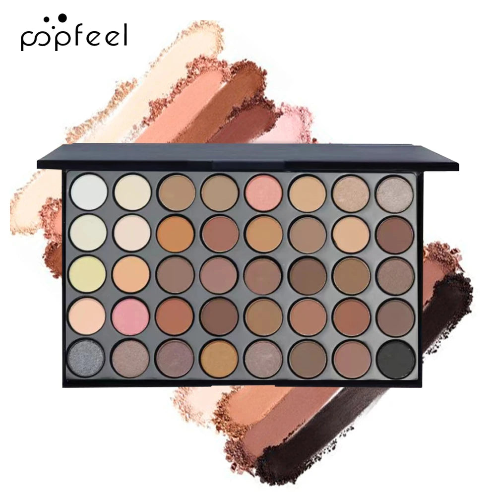 POPFEEL Eye Makeup Set – Eyeshadow, Eyeliner, Mascara & Brow Pencil Eye Makeup Gift Set QXL