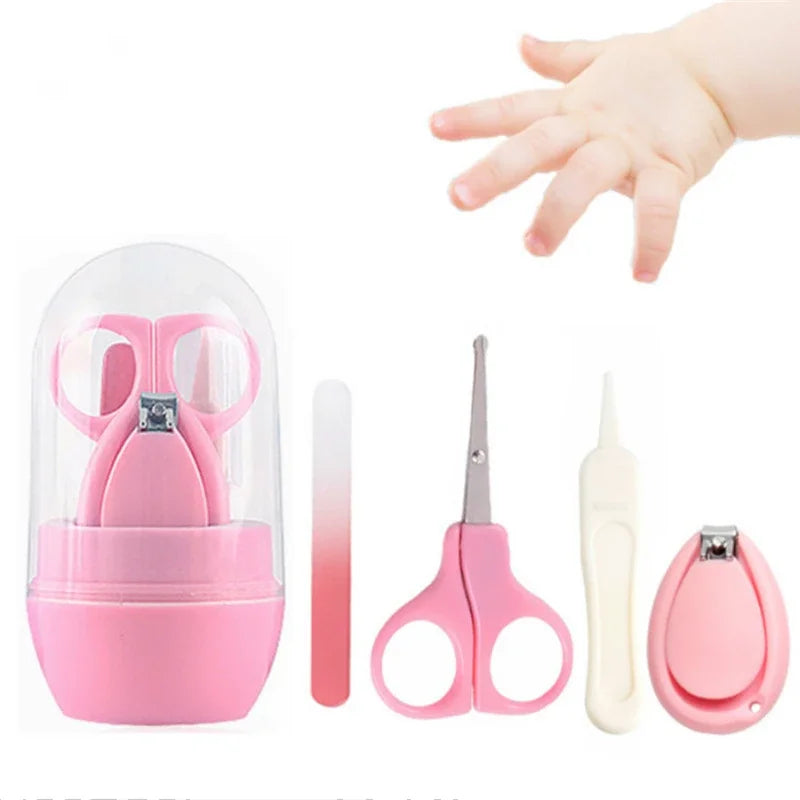 Baby Nail Care Kit – Clipper, Scissor, Trimmer & Tweezer Set Baby Grooming Kit QXL