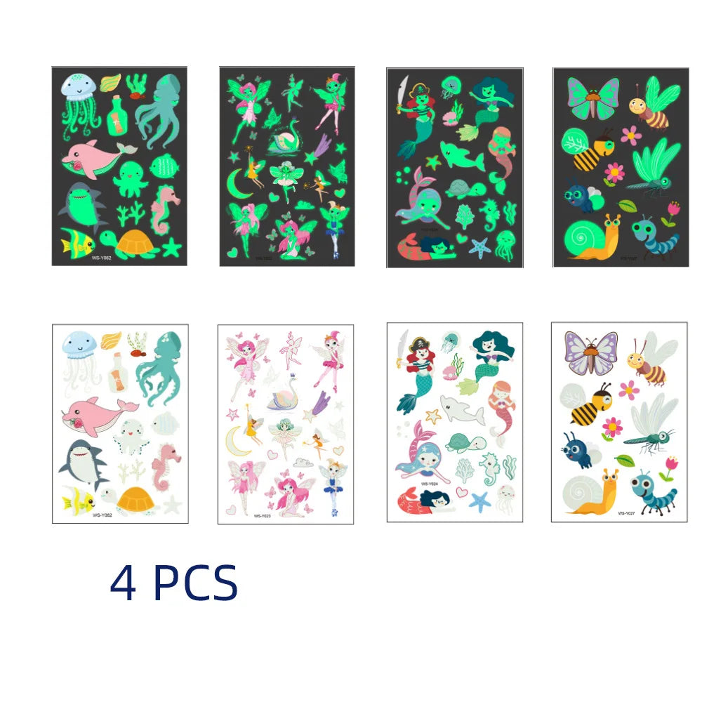 Glitter Temporary Tattoo Kit – 12 Colors, Stencils & Brushes Glitter Tattoo Kit QXL