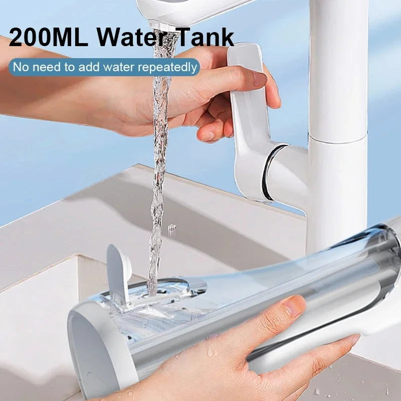 Portable Electric Water Flosser | 3 Modes, 4 Nozzles, USB Rechargeable Electric Water Flosser QXL