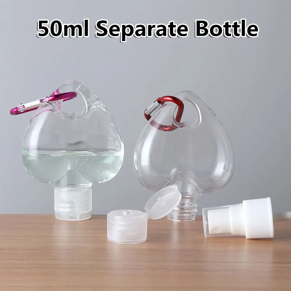 50ml Refillable Perfume Spray Bottle | Heart & Leaf Design Refillable Spray Bottle QXL