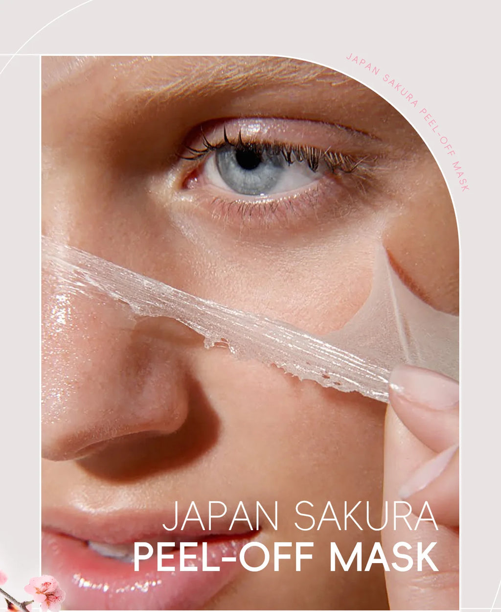 LAIKOU Cherry Blossom Peel-Off Mask | Hydrating & Brightening Peel-Off Face Mask QXL