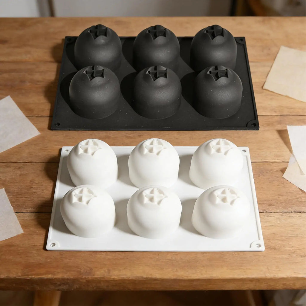 6-Cavity Blueberry Silicone Baking Mold | Muffin & Cake Pan Silicone Baking Mold QXL