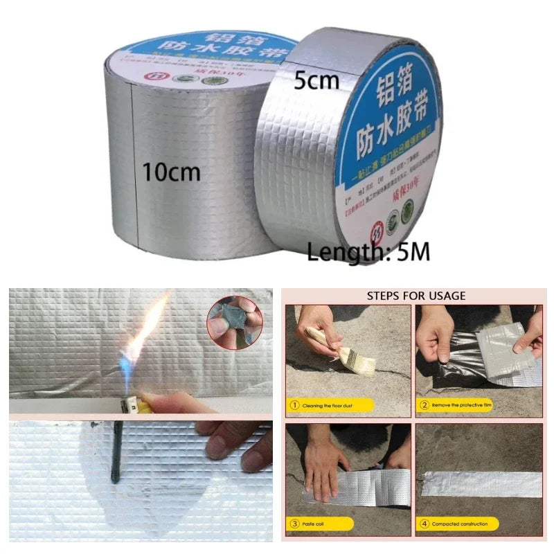 Butyl Adhesive Sealing Tape – Waterproof Roof & Pipe Repair Butyl Sealing Tape QXL
