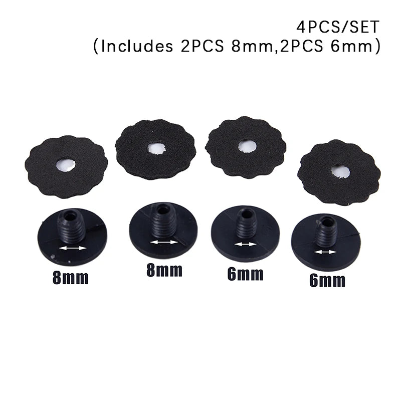 4-Pack Replacement Umbrella Tip Caps 6mm 8mm | Repair Kit Umbrella Repair Caps QXL 4PCS SET