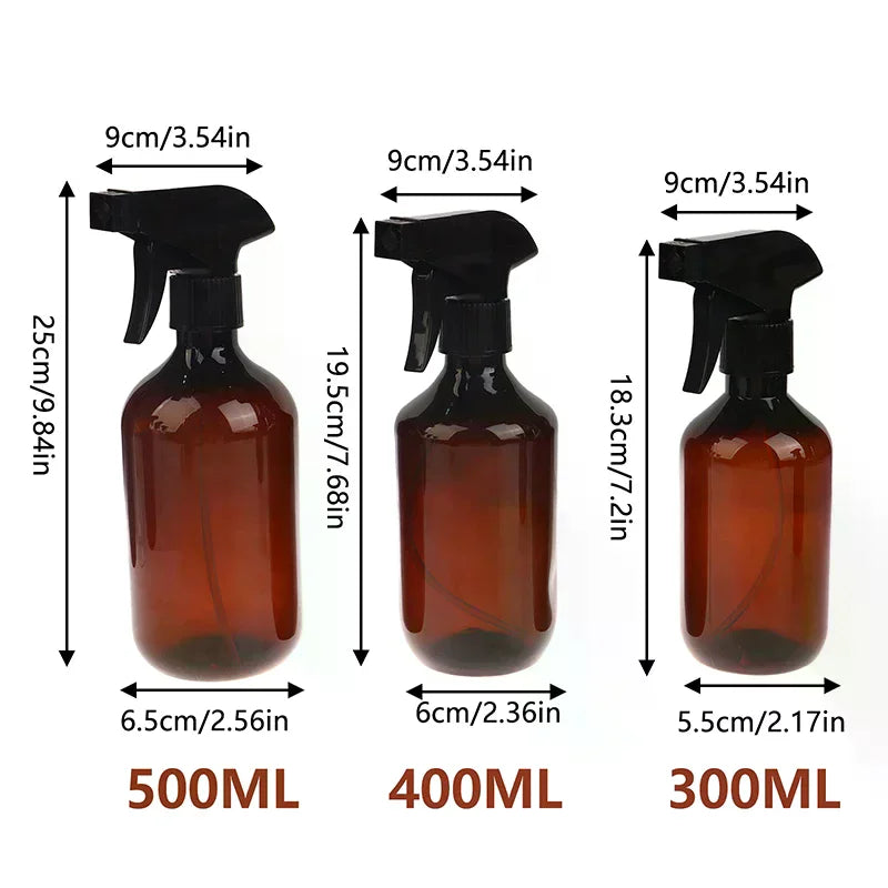 Refillable Spray Bottle 300/400/500ml – Plants, Hair & Cleaning Refillable Spray Bottle QXL