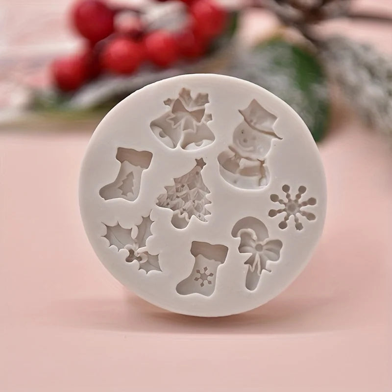 Christmas Cookie Cutters & Silicone Moulds | DIY Baking Set Silicone Baking Mould QXL