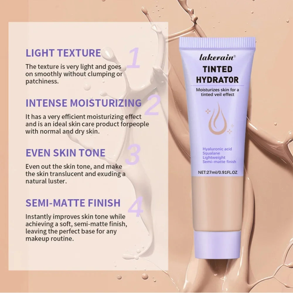 Lakerain Tinted Moisturizing Cream | Full Coverage Hydrator Tinted Moisturizing Cream QXL