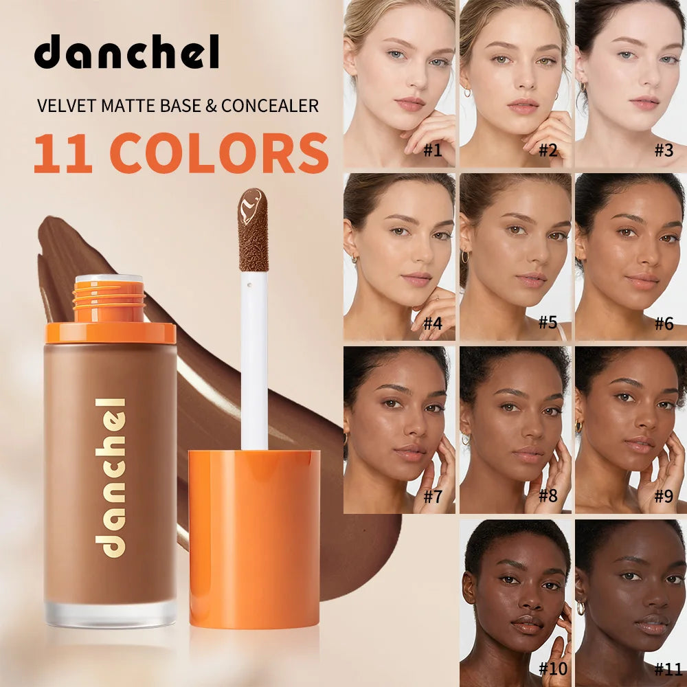 2-in-1 Liquid Foundation & Concealer | Velvet Matte Finish Liquid Foundation QXL