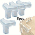 Clear Silicone Corner & Edge Protectors | Safety Guards Corner Edge Guards QXL 8pcs