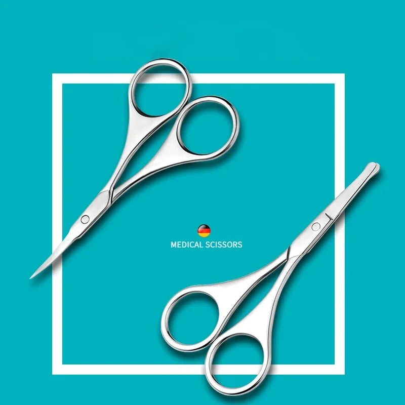 Stainless Steel Grooming Scissors | Nose, Eyebrow & Nail Grooming Scissors QXL