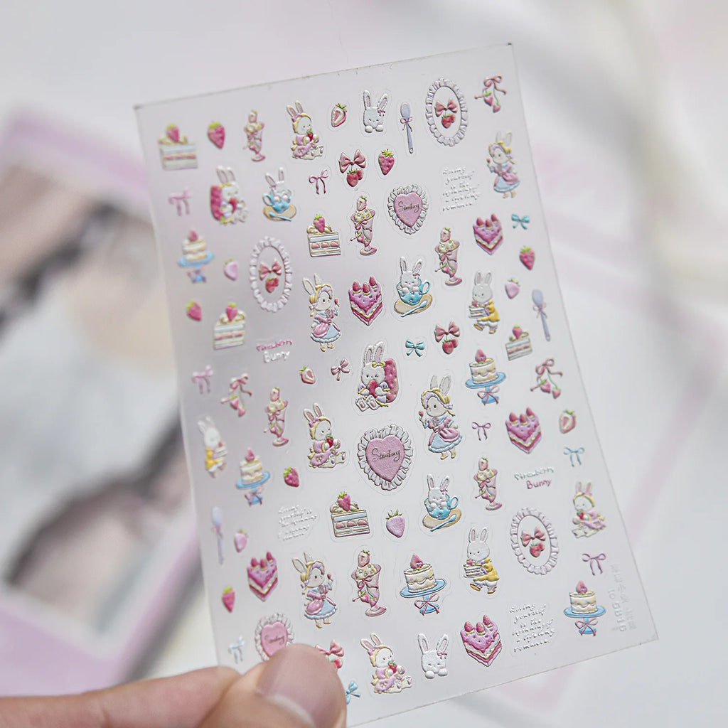 Halloween 5D Nail Stickers | Ghost Witch Pumpkin Skeleton Decals Nail Art Stickers QXL to5816