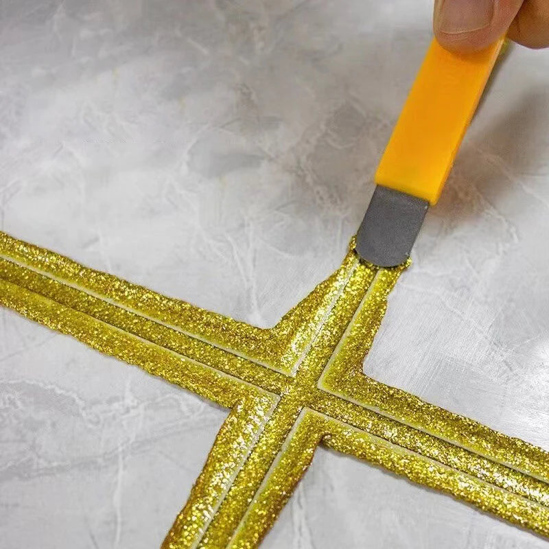 Tungsten Steel Caulking Tool | Corner Grout Scraper for Tile Caulking & Grout Tool QXL