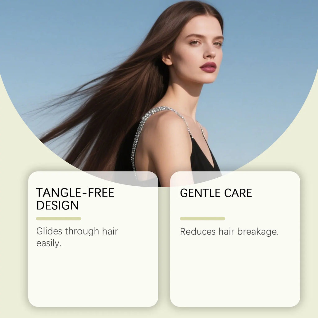 eelhoe Hollow Out Detangling Comb | Curly & Wet Hair Brush Detangling Hair Comb QXL