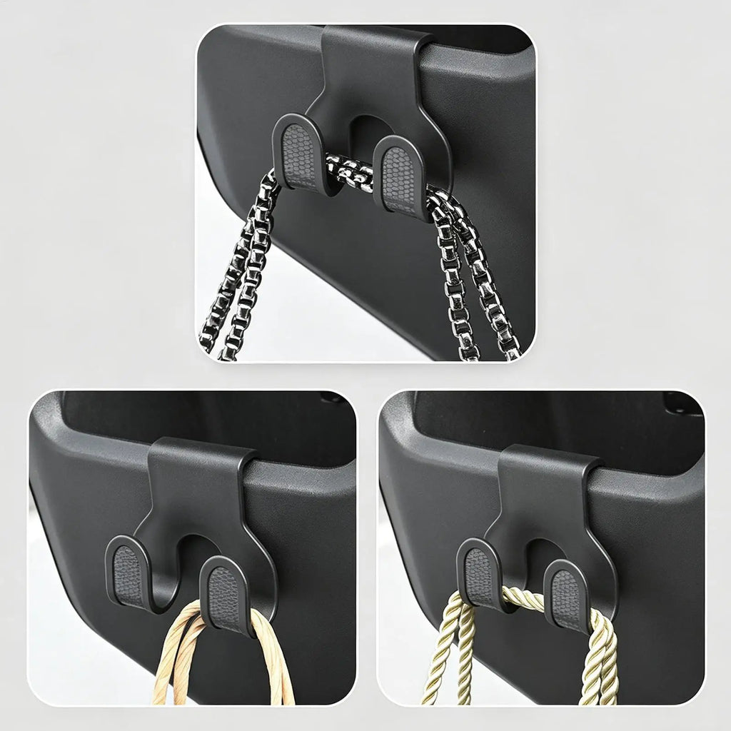 Motorcycle Helmet Hook & Bag Hanger | Double Hook Mount Motorcycle Helmet Hook QXL