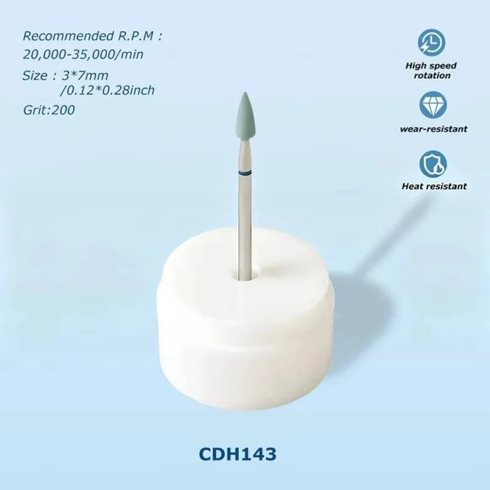 2.35mm Diamond Ceramic Polishing Grinder Head | Dental Lab Dental Polishing Bit QXL 4