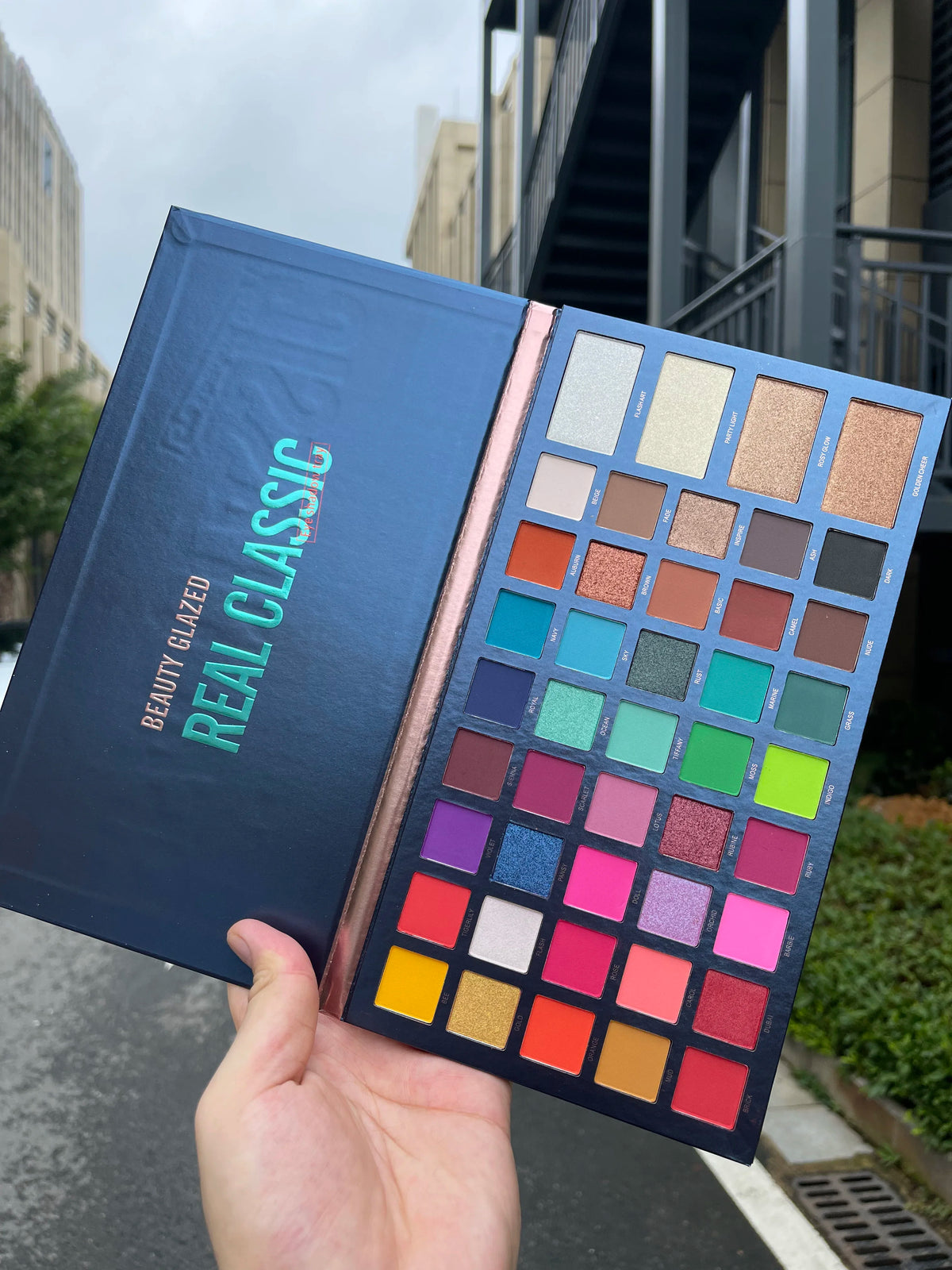 Beauty Glazed 40-Color Eyeshadow Palette – Matte & Shimmer Eyeshadow Palette QXL