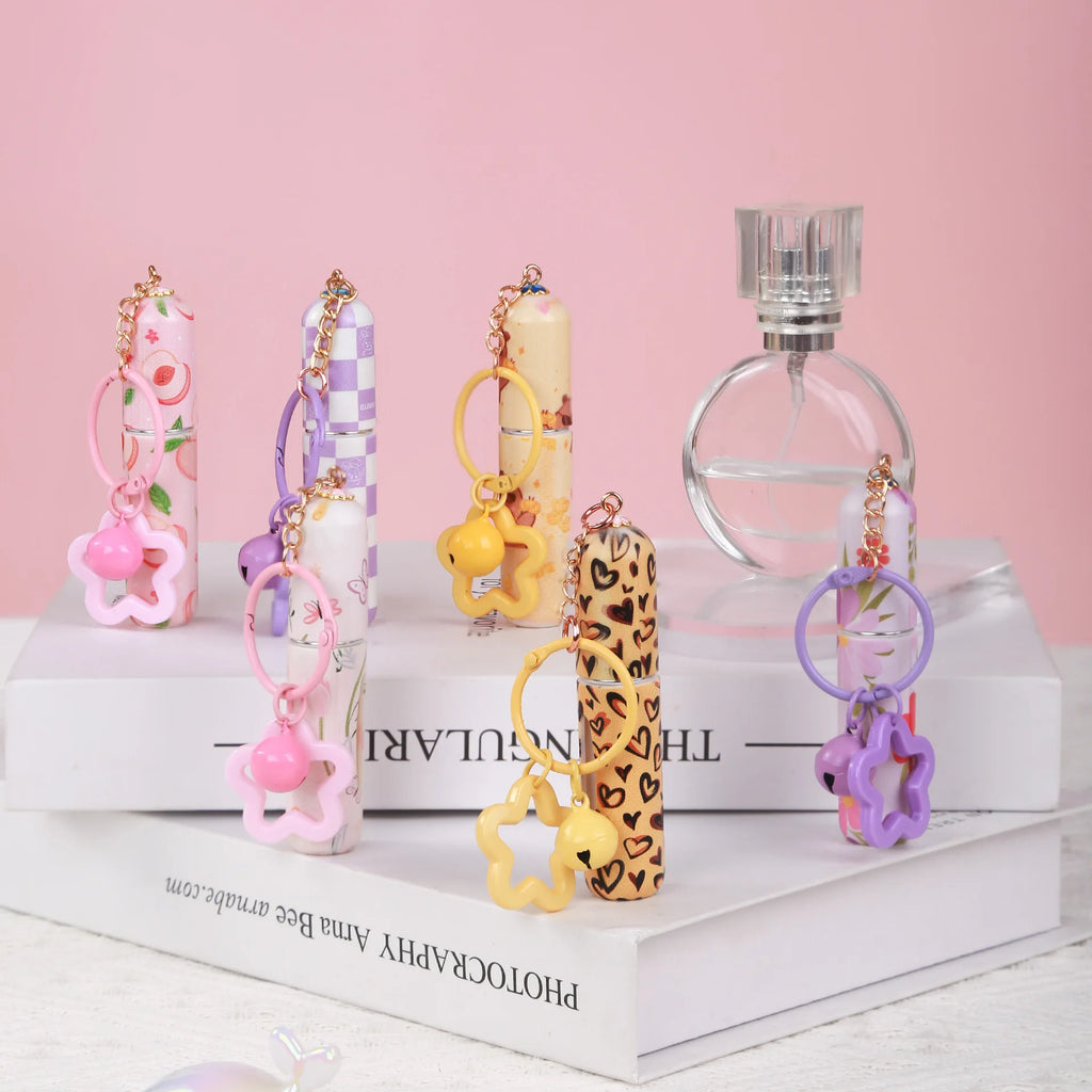 5ml Refillable Perfume Atomizer Spray Bottle with Keychain Perfume Atomizer QXL