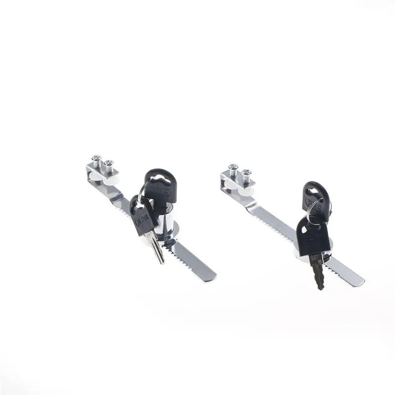 Sliding Glass Door Lock + 2 Keys | Cabinet & Terrarium Security Cabinet Door Lock QXL