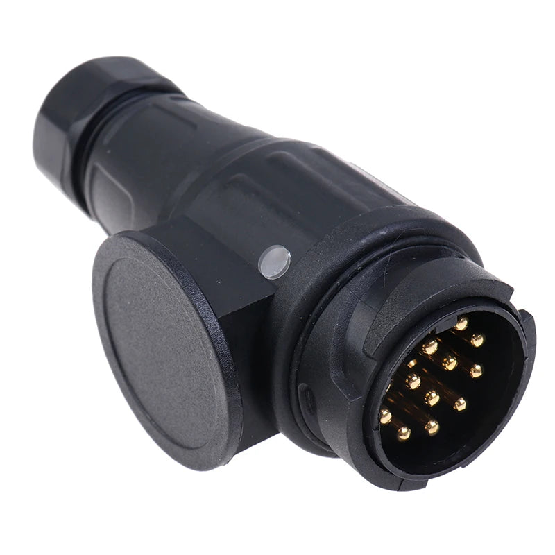 13-Pin 12V Waterproof Trailer Plug Connector | RV Caravan Boat Trailer Plug Connector QXL