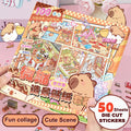 50-Style 3D Miniature House Stickers | Kids DIY Scrapbooking Craft Sticker Kit QXL Default Title