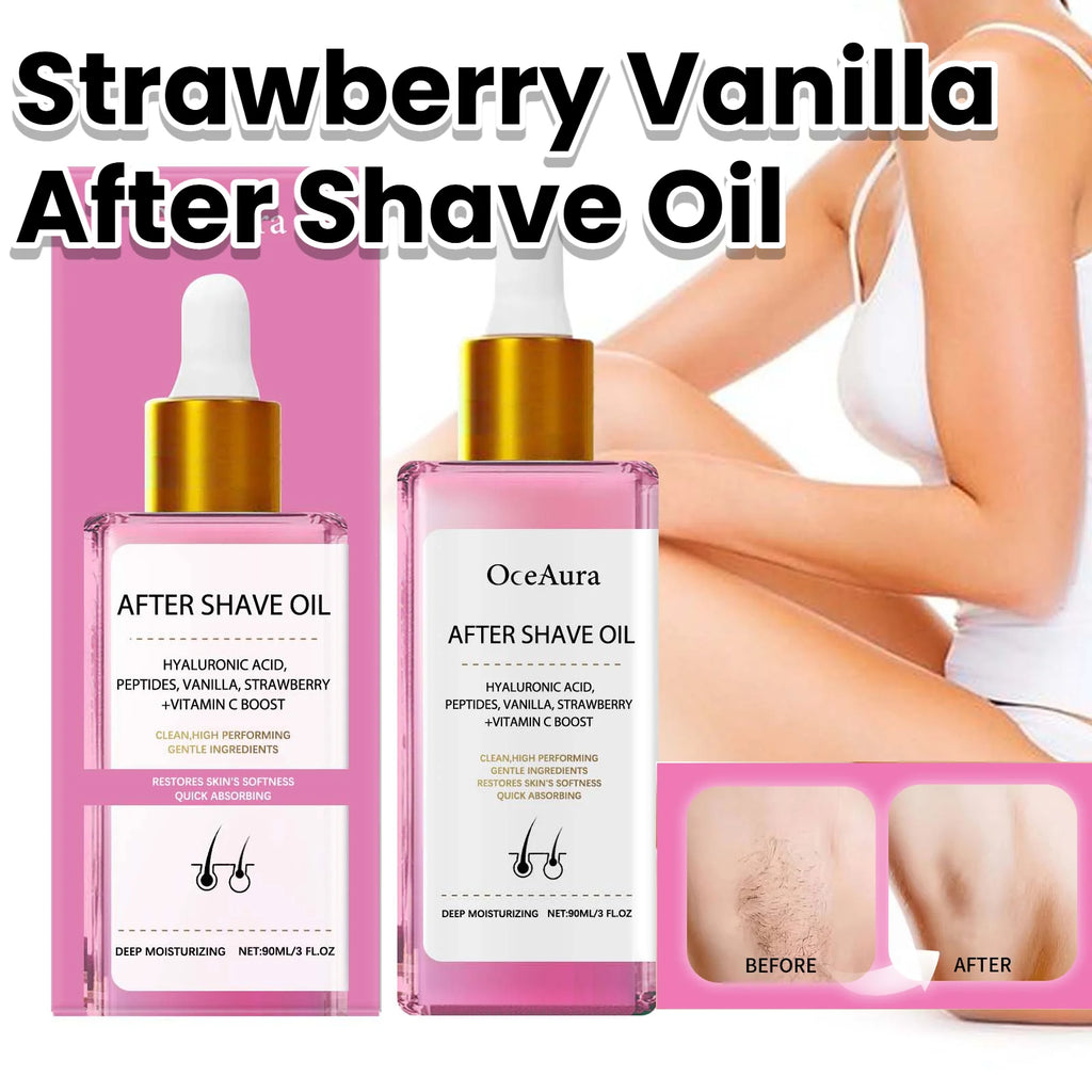 eelhoe Strawberry Vanilla After Shave Oil | 90ml Skin Smoother After Shave Oil QXL