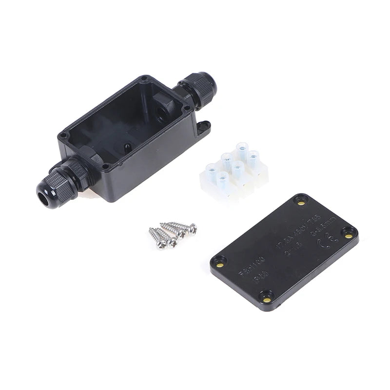 IP66 Waterproof Junction Box 450V 2-Way Cable Terminal Outdoor Waterproof Junction Box QXL