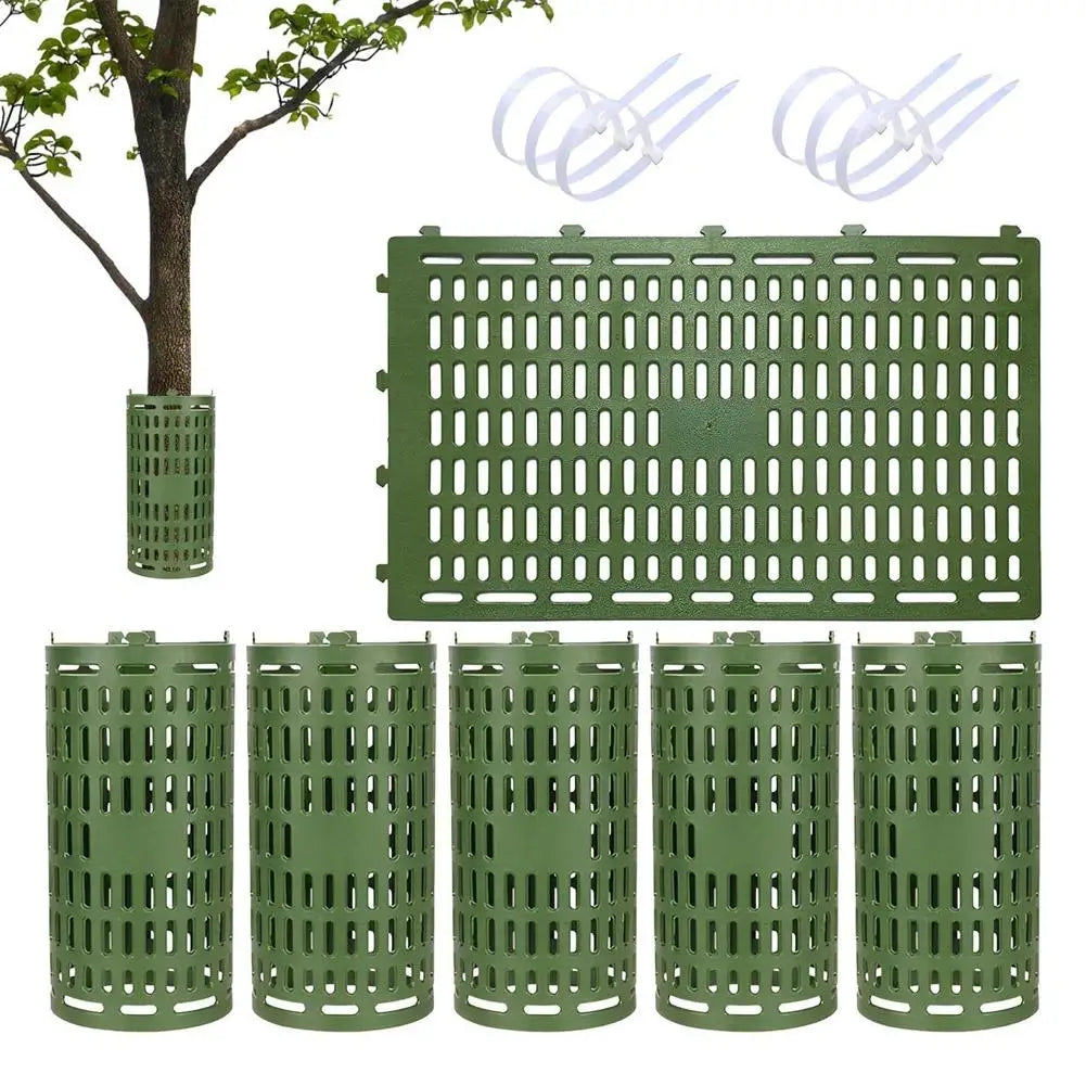 Tree Trunk Protector Guard | Resizable Mesh 1/10-Pack Tree Trunk Protector QXL