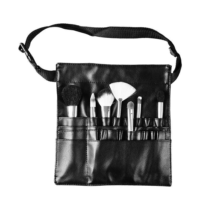 Makeup Artist Waist Bag | PU Cosmetic Tool Organizer Makeup Waist Bag QXL
