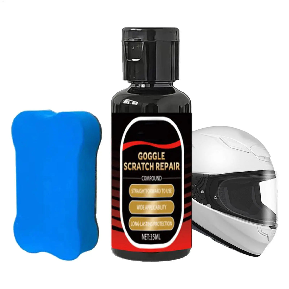 35ml Motorcycle Helmet Visor Scratch Remover & Restorer Cream Scratch Remover Cream QXL