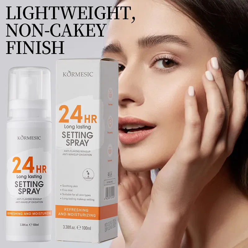 KORMESIC 24HR Makeup Setting Spray – Hydrating Mist 100ml Makeup Setting Spray QXL