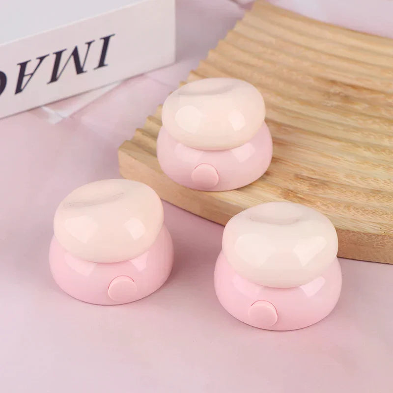 3.5g Mini Refillable Cosmetic Jar with Silicone Spoon Cosmetic Jar QXL Default Title