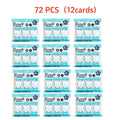 6-Pack Disposable Razors | Stainless Steel Hair Removal Disposable Razor Set QXL blue 72pcs