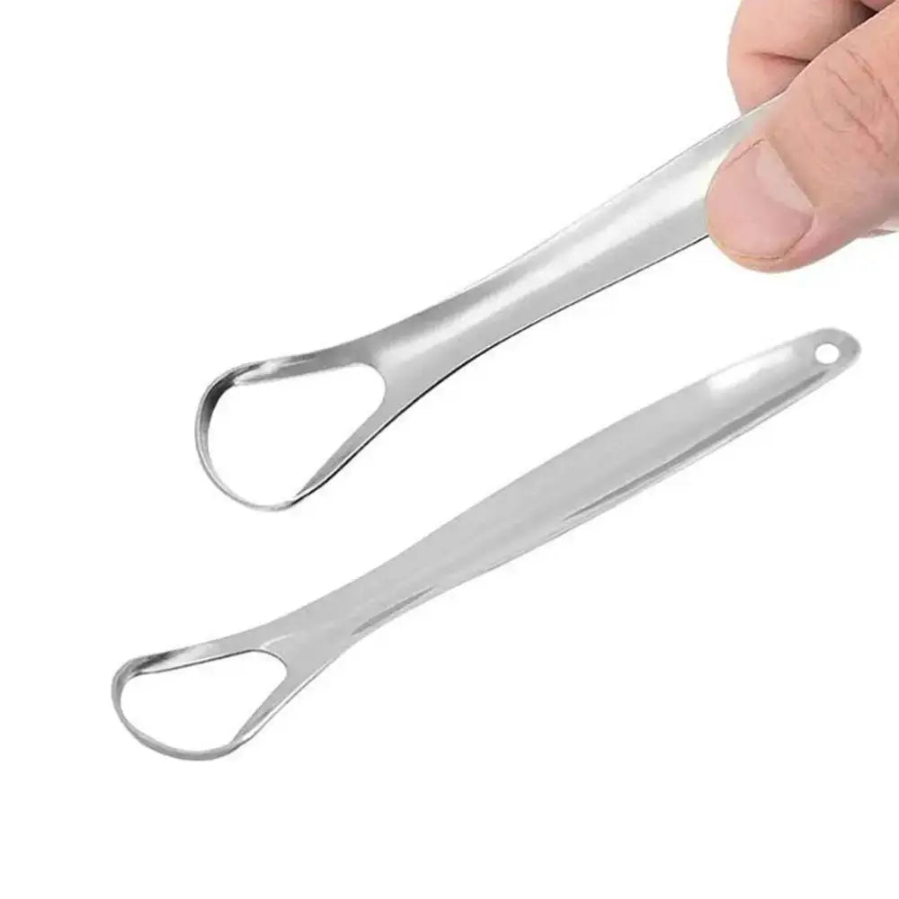 Stainless Steel Tongue Scraper | Fresh Breath Oral Care Tool Tongue Scraper QXL