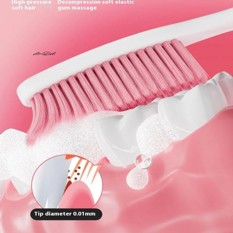 Long-Head Soft Bristle Adult Toothbrush | 1 or 3 Pack Adult Toothbrush QXL