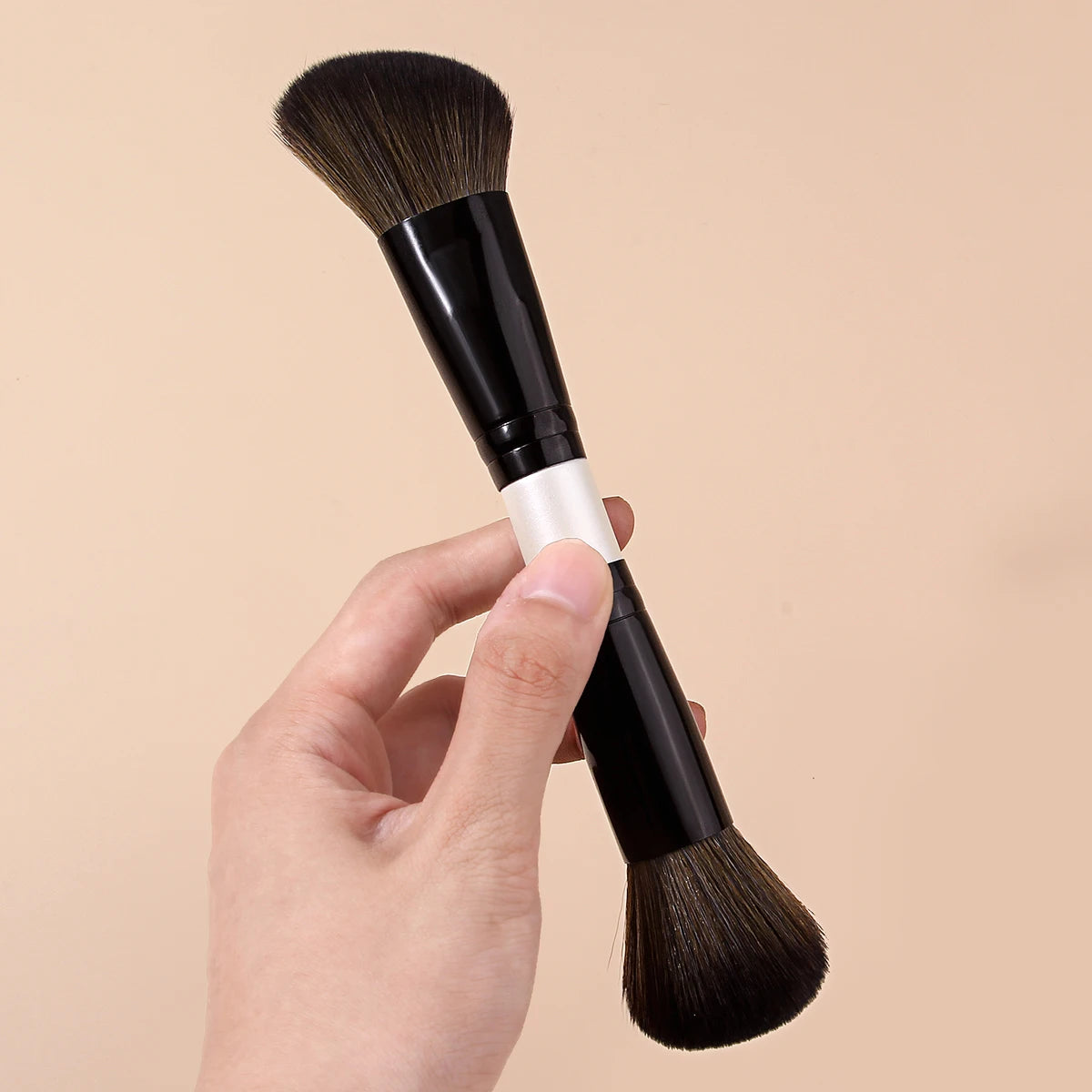 KOSSHOW Dual-Ended Contour Brush | Bronzer & Highlighter Contour Makeup Brush QXL