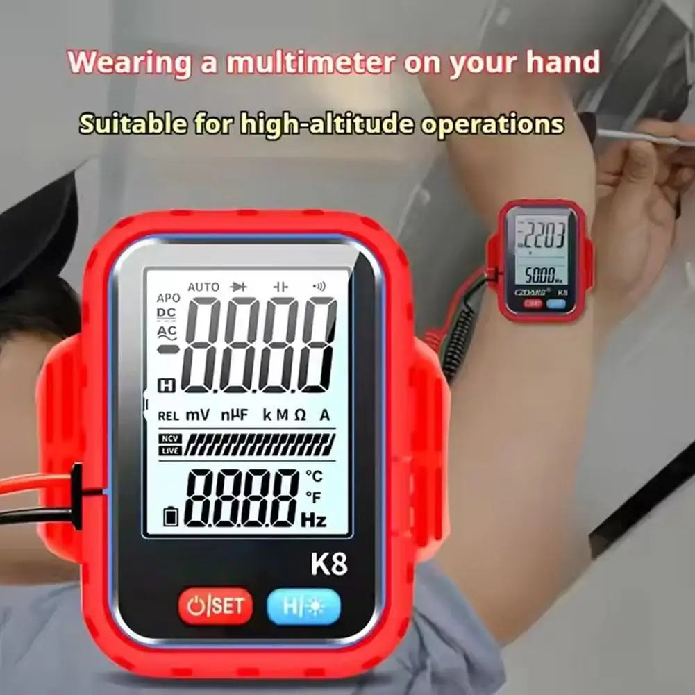 Auto-Range Digital Multimeter – NCV, Transistor & Cap Test Digital Multimeter QXL