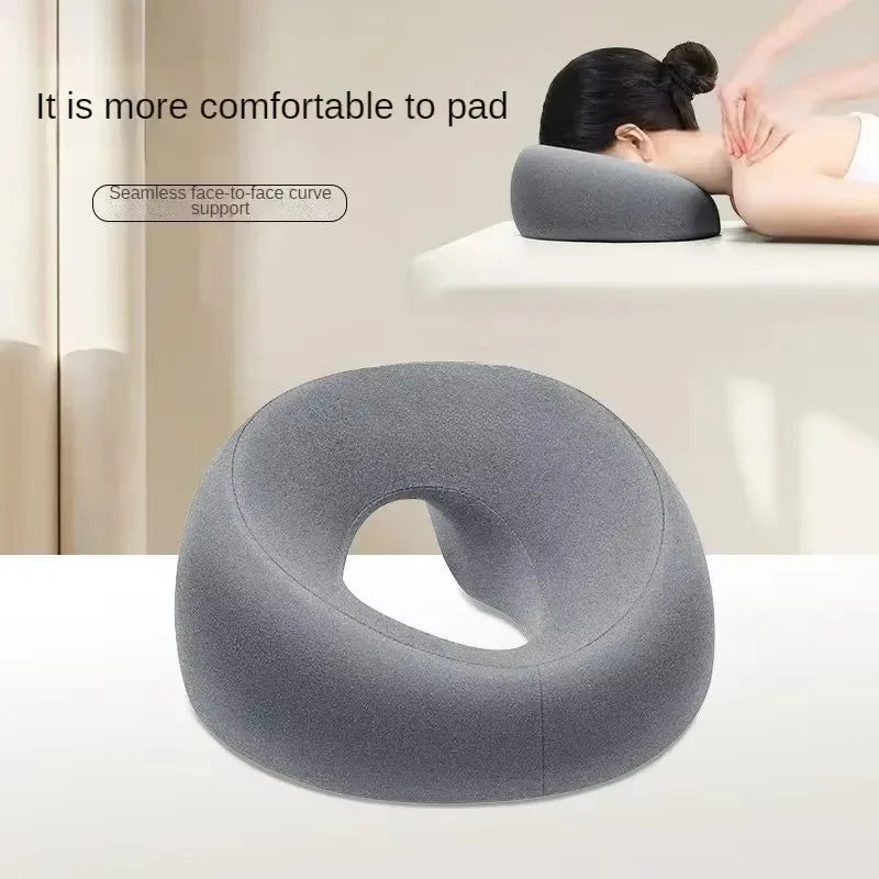 Memory Foam Face Rest Pillow | Massage & Salon Headrest Massage Face Pillow QXL