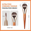 GECOMO Flat Head Foundation Brush | Soft Wool Fiber Makeup Foundation Brush QXL G1115
